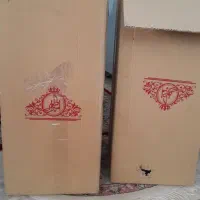 یک جفت چراغ برقی کنارسالنی|چراغ خواب و آباژور|قرچک, پارس سرام|دیوار