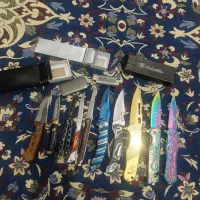 چند عدد چاقوی ضامن دار و چند عدد فندک|کوهنوردی و کمپینگ|کرمان, |دیوار