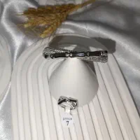 دستبند و انگشتر ست رنگ ثابت