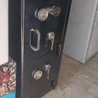 گاوصندوق مشکی گنج بان دو‌ درب و تک درب 550rk|ابزارآلات|تهران, نعمت‌آباد|دیوار