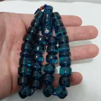 تسبیح سندلوس سبزآبی کسمه. ۳۳ عددی|جواهرات|سقز, |دیوار