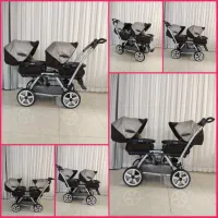 کالسکه دوقلو و تک خارجی مستحکم و اصل