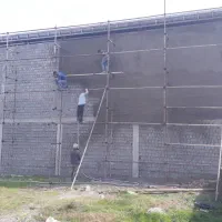 شاتکریت سیمانکاری بادستگاه ملات پاشی بتن پاشی شات|خدمات پیشه و مهارت|بابل, |دیوار