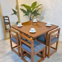 میز ناهار خوری کم جا ۴ نفره