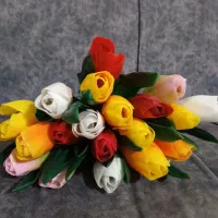 گل مصنوعی چراغ دار