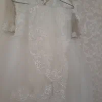 لباس عروس به همراه تور و شنل|لباس|بروجرد, |دیوار