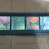 تابلو چوبی چهار فصل