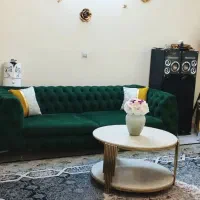 مبل چستر ۸نفره تمام لمسه، در حد نو نو