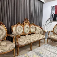 مبل سلطنتی ۸ نفره|مبلمان خانگی و میز عسلی|مریوان, |دیوار
