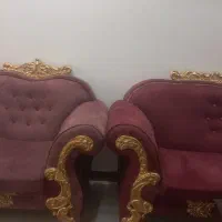 مبل ۷نفره تمیز و سالم و میز بزرگ|مبلمان خانگی و میز عسلی|قم, حکمت شمالی|دیوار