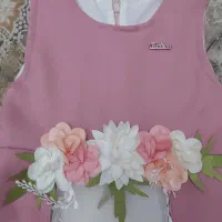 پیراهن مجلسی کرپ مناسب ۲تا ۴سال