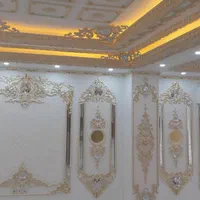 کناف گچبری راویز پتینه ورق طلا آینه سقفکاذب برق کش