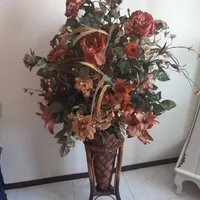 گل و گلدان آینه ای آفتاب گردان|گل مصنوعی|پردیس, |دیوار