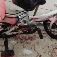 دوچرخه صورتی دخترانه سایز۱۲