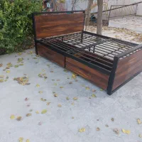 تولید انواع تخت سفارشی چوب فلز|تخت و سرویس خواب|مشهد, سازمان آب|دیوار