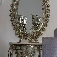 آینه و شمعدون بزنز
