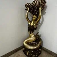 مبل ۹ نفره و بوفه و میز برنز بهمراه سنگ یه تیکه