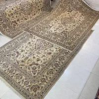 سه تخته ۶ متری کاشان جفت گوشتدار کرم رنگ|فرش|همدان, |دیوار