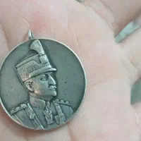 16گرم مدال نقره قدیمی دوره رضا خان