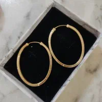 دو جفت گوشواره بیضی وگوی