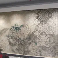 پتینه کاری میکروسمنت،کف،نما،ورق طلانقاشی هنری،|خدمات پیشه و مهارت|تهران, فلسطین (میدان انقلاب)|دیوار