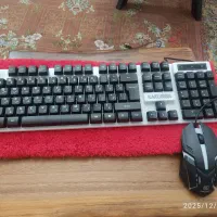 کیبورد موس گیمنیگ مخصوص بازی مکانیکال به همراه پد