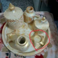 سنگ مصنوعی و شمع