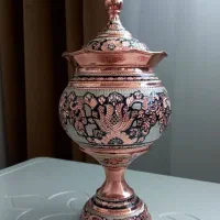 شکلات خوری مسی نقره کوب