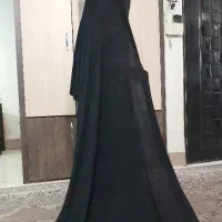 چادرمشکی طرحدار دوخته نشده مجلسی