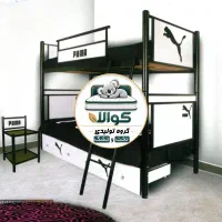 تخت خواب دو طبقه اسپورت (تختخواب ۲دوطبقه) تشک VIP