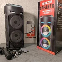 اسپیکر بلوتوثی+میکروفون/ZQS 4239/گارانتی18ماه/باند|پخش‌کننده همراه|یزد, |دیوار