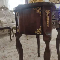 میز چوبی و برنزی|مبلمان خانگی و میز عسلی|تهران, شهرک شریعتی|دیوار