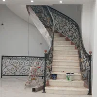 ساخت پله گرد واسپیرال