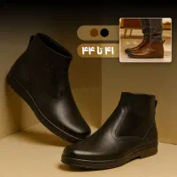 کفش نیم بوت مردانه مشکی مدل Rad شیک و مقاوم