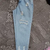 شلوار مام استایل زاپ دار