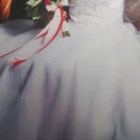 لباس عروس با شیفون دسته گل عروس یک تومنی|لباس|رشت, نظری|دیوار