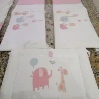 تشک نوزاد،پد دیواره تخت خواب سه تیکه و لحاف کودک|اسباب و اثاث بچه|رشت, نظری|دیوار