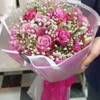 ماکت دسته گل|گل و گیاه طبیعی|آبدانان, |دیوار