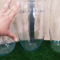 گلدان شیشه تنگ شیشه‌ای خمره ای 3 سایز|گل و گیاه طبیعی|تهران, شوش (باغ آذری)|دیوار