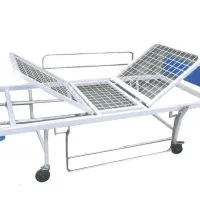 تخت مکانیکی دستی بیمارستانی ۲ و ۳ شکن
