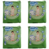 پوشک بچه مولفیکس مدل 006 سایز 6 چهار بسته 24 عددی
