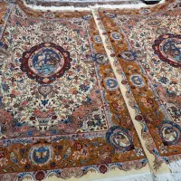 فرش دستباف گلفرنگ کاشمر ابریشمی