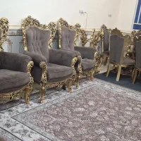 مبل و میز ناهار خوری سلطنتی تمیز|مبلمان خانگی و میز عسلی|اهواز, فاز ۱ پادادشهر|دیوار