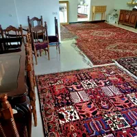 فروش 10 عدد فرش دستباف دستبافت بافت چالشتر بختیاری