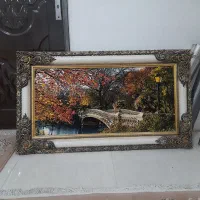 تابلو فرش منظره شیک مناسب جهیزیه