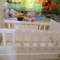 تخت کودک باتشک میز ناهارخوری