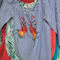 شومیز حریر و نخی