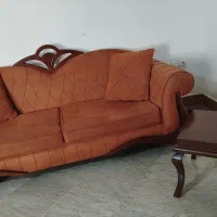 مبل۸نفره کلاسیک وعسلی و میزناهار خوری ۶نفره|مبلمان خانگی و میز عسلی|تهران, قاسم‌آباد|دیوار