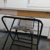 میز و صندلی تحریر تاشو باکس دار بچه گانه|تخت و صندلی بچه|قدس, شهرقدس|دیوار