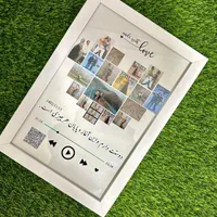قاب موزیکال تابلوموزیکال چاپ عکس پولاروید قاب شاسی|تابلو، نقاشی، عکس|مشهد, جلالیه|دیوار